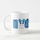 Chaleureux souhaits Jacquard Motif éléments Mug -  (Gauche)