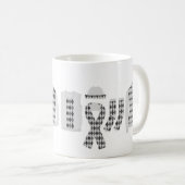 Chaleureux souhaits Jacquard Motif éléments Mug -  (Devant droit)