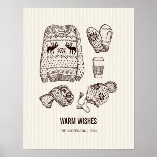 Chaleureux Vacances Essentiels Poster Imprimer