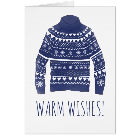 Chaleureux voeux Sweat de Noël (Devant)