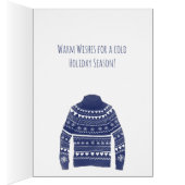 Chaleureux voeux Sweat de Noël (Intérieur (Droit))