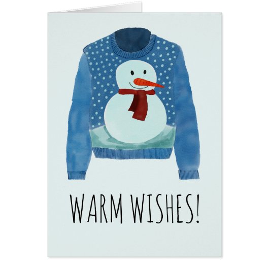 Chaleureux voeux Sweat de Noël (Devant)