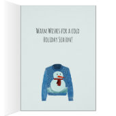 Chaleureux voeux Sweat de Noël (Intérieur (Droit))