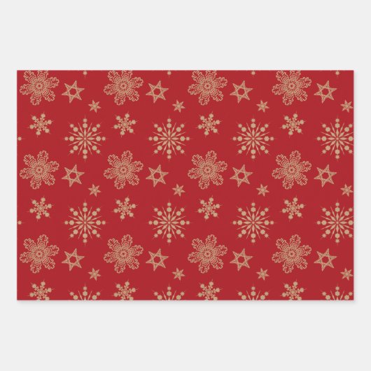 Chaleureux Voeux Typographie Kraft Papier Rouge ID (Devant 2)