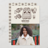 Chaleurs Vacances Essentials Carte photo (Devant / Derrière)