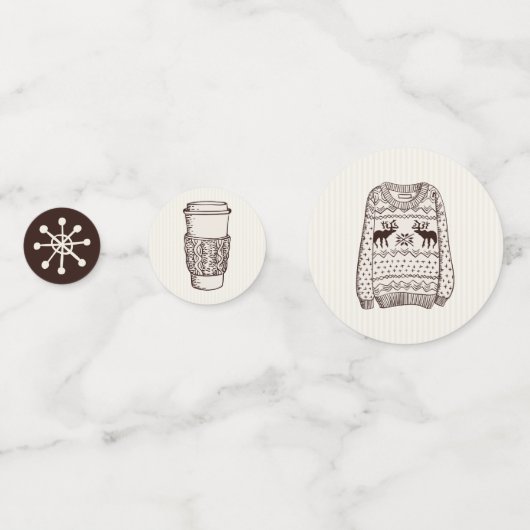 Chaleurs Vacances Essentials Table Confetti (Devant)