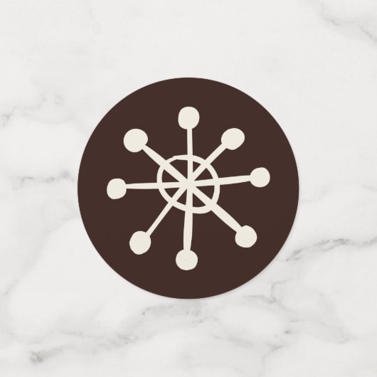 Chaleurs Vacances Essentials Table Confetti (Petit recto)