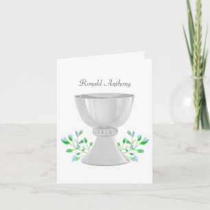 Chalice Bleu Bleu Bleu Vert Première Communion