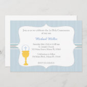 Chalice Blue Grey First Heilige Communauteit Kaart (Voorkant / Achterkant)