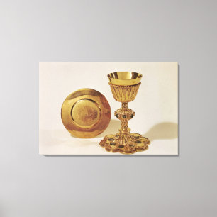Chalice en gegeten canvas afdruk