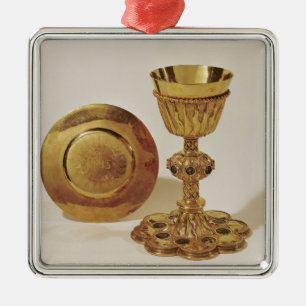 Chalice en gegeten metalen ornament