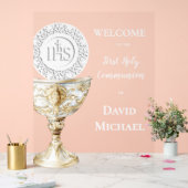 Chalice Host First Holy Communion welcome (Mariage)