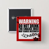 Chalice Juice Vierkante Button 5,1 Cm (Voorkant /achterkant)