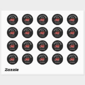 Chalk Art kerstcadeaulabel Homemade Goodies Ronde Sticker (Vel)