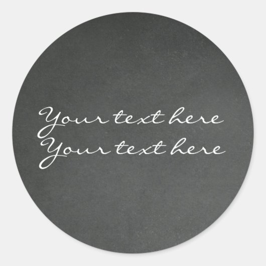 Chalk Chalk Personnalisé Parti Favoriser Stickers (Devant)