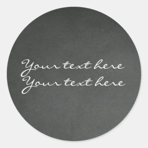 Chalk Chalk Personnalisé Parti Favoriser Stickers