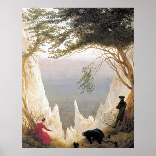 Chalk Cliffs of Ruegen Poster (Voorkant)