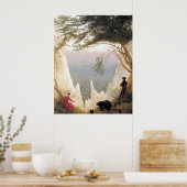 Chalk Cliffs of Ruegen Poster (Keuken)