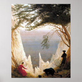 Chalk Cliffs on Rugen Caspar David Friedrich Poster