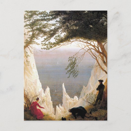 Chalk Cliffs on Rugen van Caspar David Friedrich P Briefkaart (Voorkant)