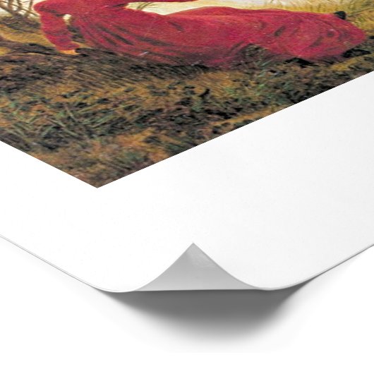 Chalk Cliffs on Rugen van Caspar David Friedrich Poster (Hoek)