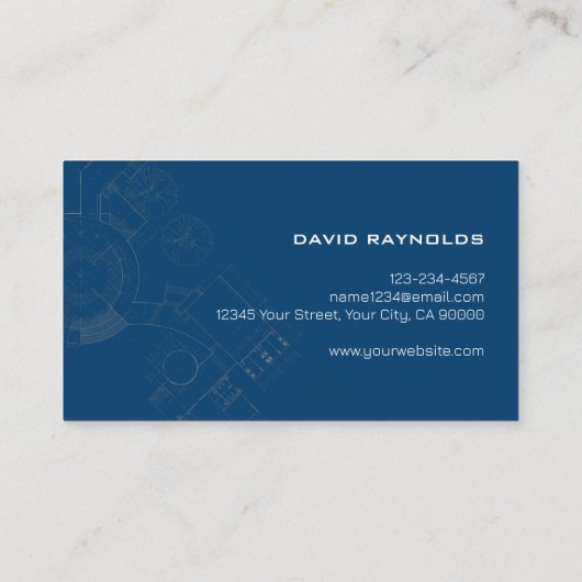 Chalk de construction générale moderne Cartes de v (Dos)