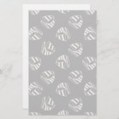 Chalk Drawn Sailboat Pattern Briefpapier (Voorkant / Achterkant)