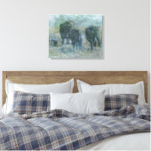 Chalk Elephants Canvas Afdruk (Insitu (Slaapkamer))