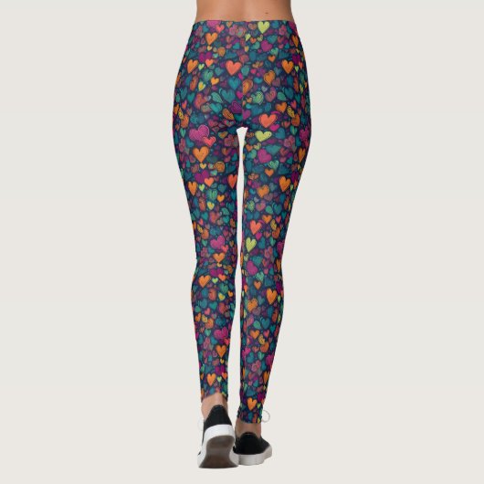 Chalk Heart Leggings - Cute (Achterkant)
