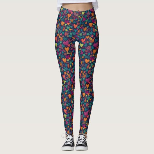 Chalk Heart Leggings - Cute (Voorkant)