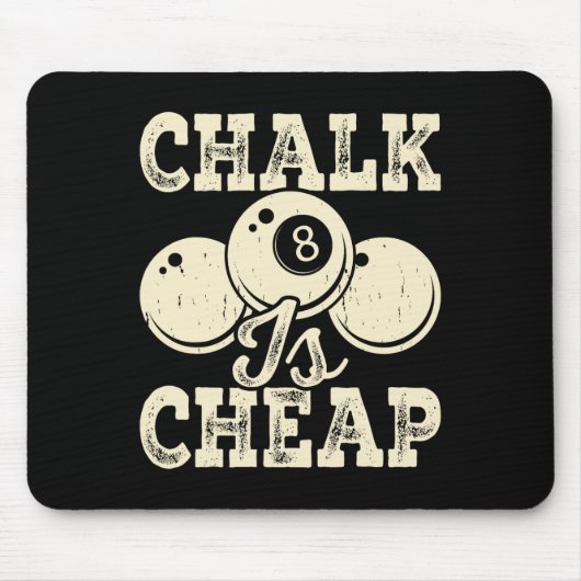 Chalk is goedkoop muismat (Voorkant)