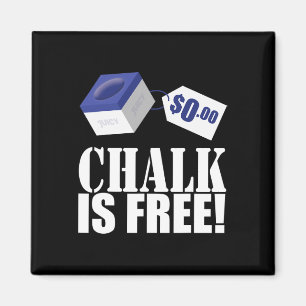 Chalk is gratis grappig zwembad biljart 8-ball magneet