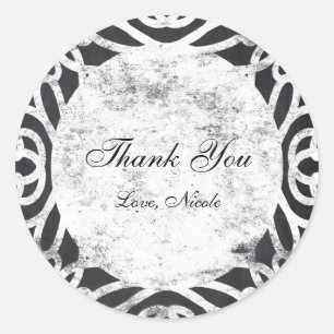 Chalk  Lijst Vrijgezellenfeest Sticker Label