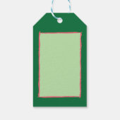 Chalk Mistletoe Pattern Cadeaulabel (Achterkant)
