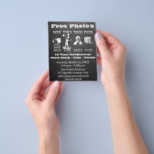 Chalk Photo Booth Prop Sign Flyer (Hand)