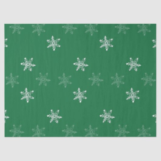 Chalk Snowflake Pattern Tissuepapier (Voorkant)