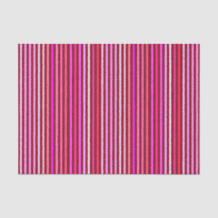 Chalk Stripes - Bourgogne, Violet, Roze Tissuepapier