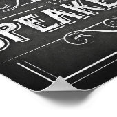 Chalk Style Party Print / SPEAKEASY Sign Poster (Hoek)