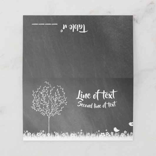 Chalkboard (Buitenkant ongevouwen)