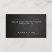 Chalkboard 3-foto | Fotografie voor kinderen Visitekaartje (Achterkant)