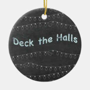 Chalkboard - Aangepast decennium voor de zalen Keramisch Ornament