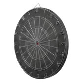 Chalkboard Achtergrond grijs zwarte alk bord Blank Dartbord (Voorkant Rechts)