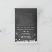 Chalkboard Afstuderen Uitnodiging Uw Foto (Binnen)