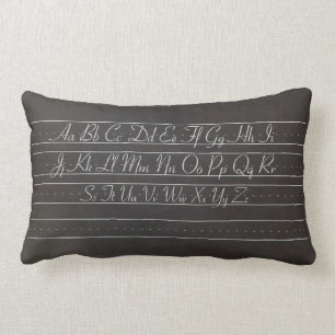Chalkboard Alphabet Pillow Kussen