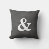 Chalkboard Ampersand Outdoor Pillow Buitenkussen (Voorkant)
