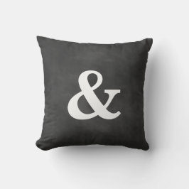 Chalkboard Ampersand Pillow Kussen