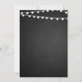 Chalkboard Anchor Faux Gold Foil repesial Dinner Kaart (Achterkant)