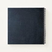 Chalkboard Argent Bar Mitzvah Carnet de livre d'hô (Dos)