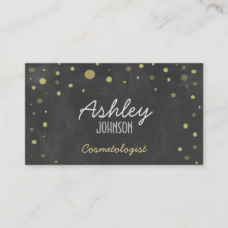 Chalkboard Art Glitter Visitekaartje