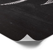 Chalkboard Art - Joy Wreath Poster (Hoek)